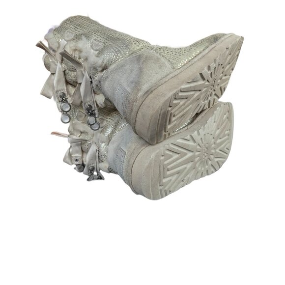 UGG Bailey Bow Bling Flat Boot - Size 7 - Picture 7 of 11